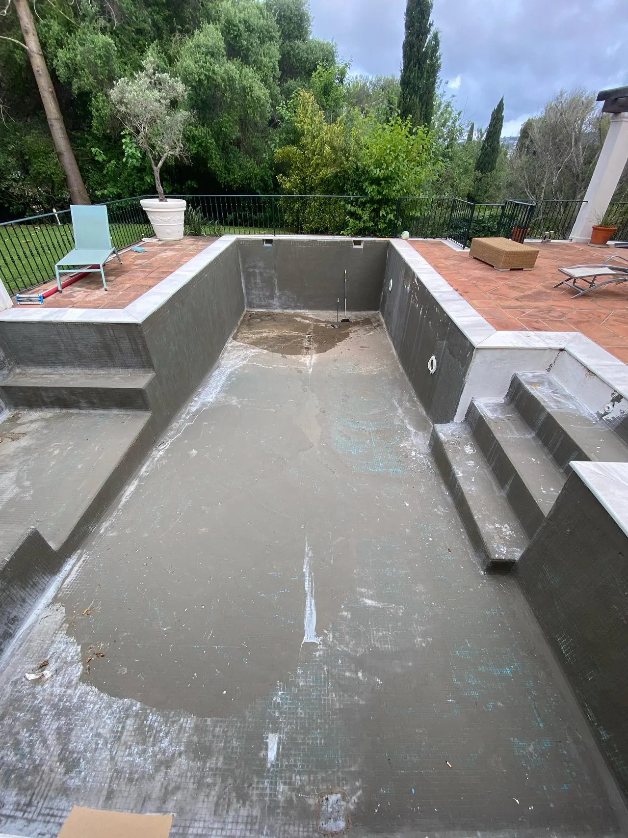 Lap pool — Before